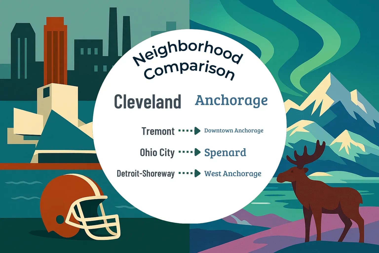 Cleveland vs Anchorage Neighborhood Comparison