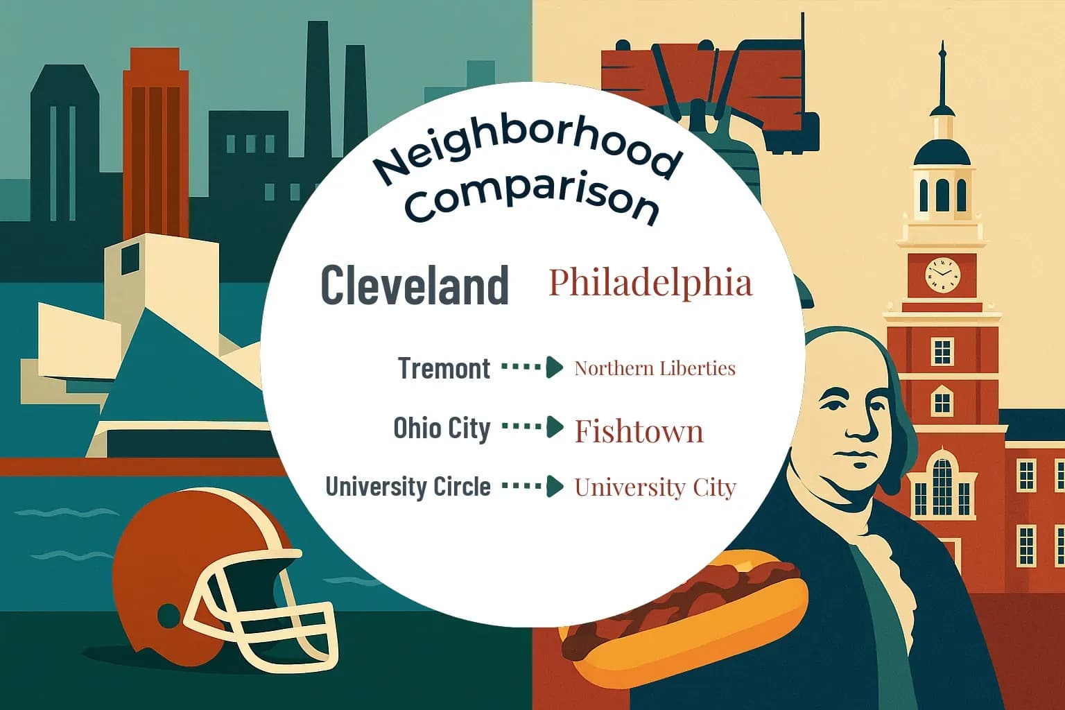 Cleveland vs Philadelphia Neighborhood Comparison