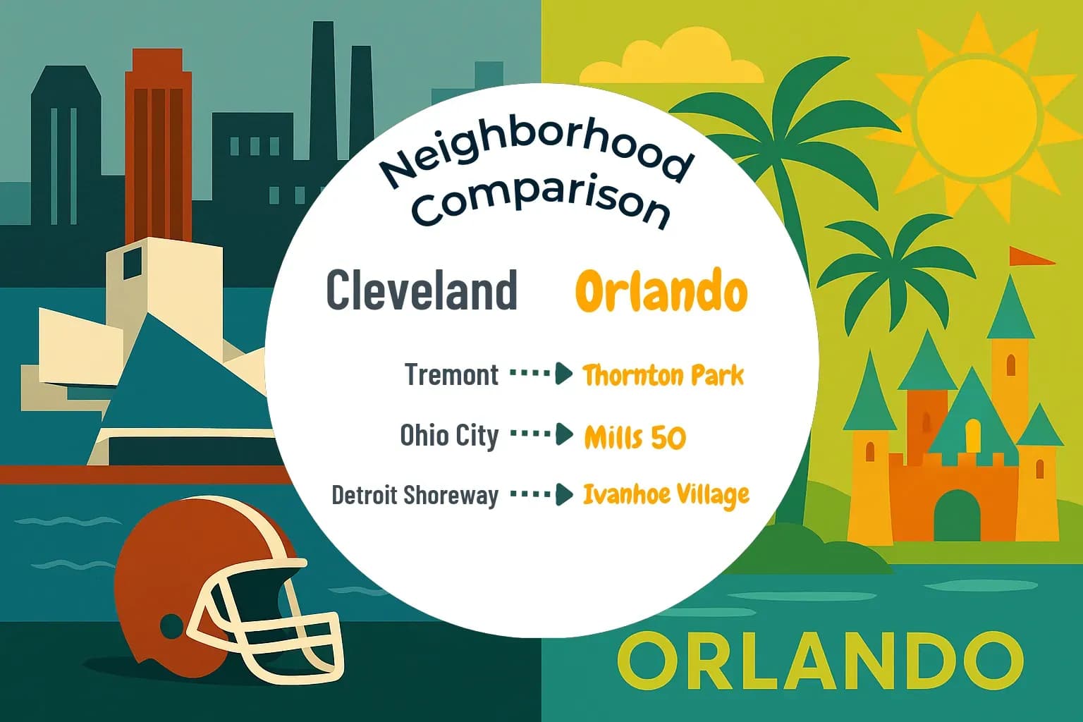Cleveland vs Orlando Neighborhood Comparison