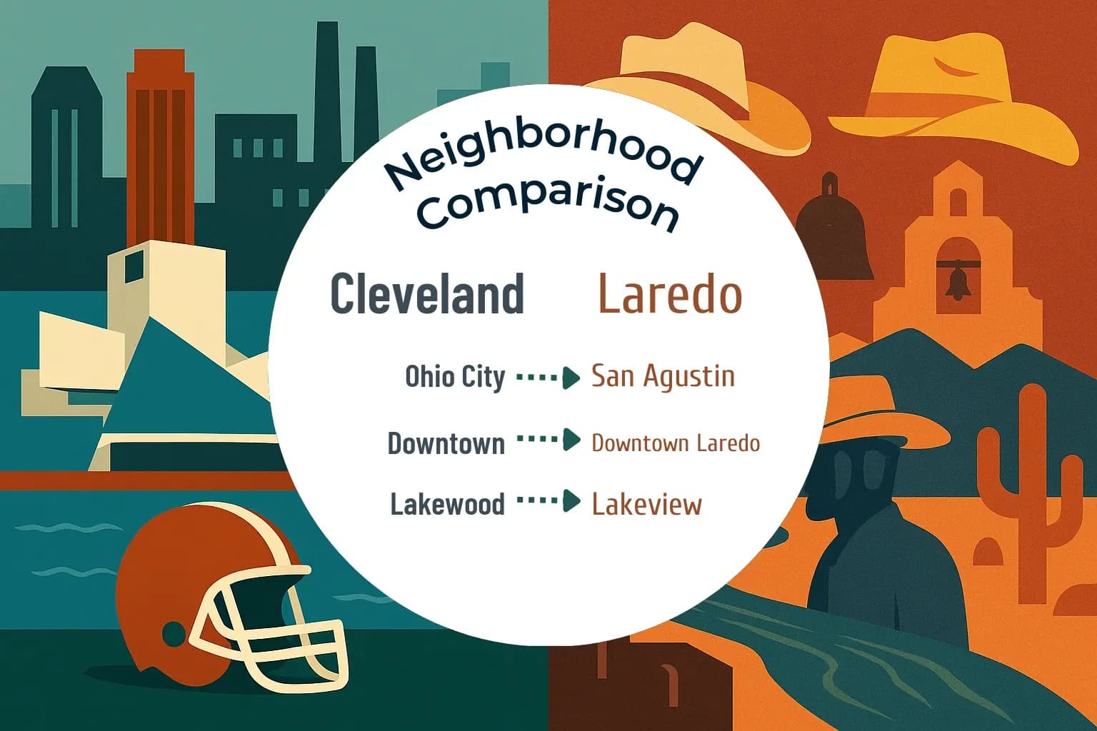 Cleveland vs Laredo Neighborhood Comparison