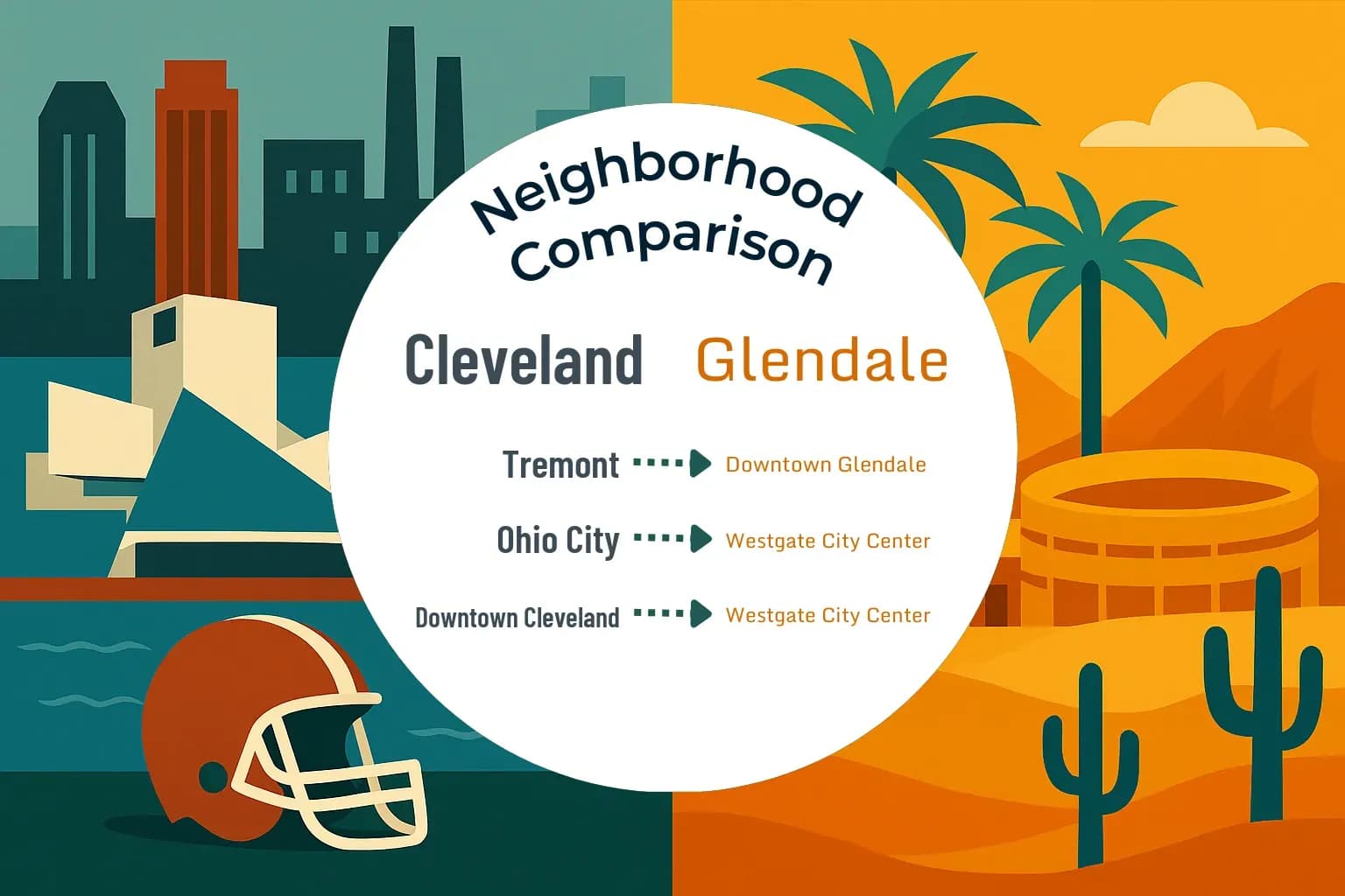 Cleveland vs Glendale Neighborhood Comparison