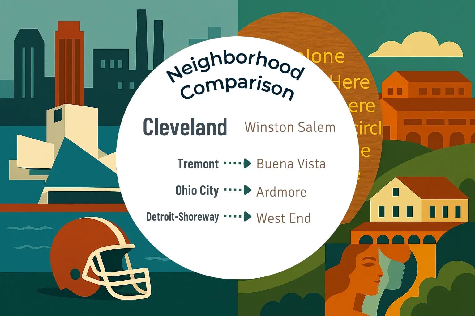 Cleveland vs Winston Salem Neighborhood Comparison