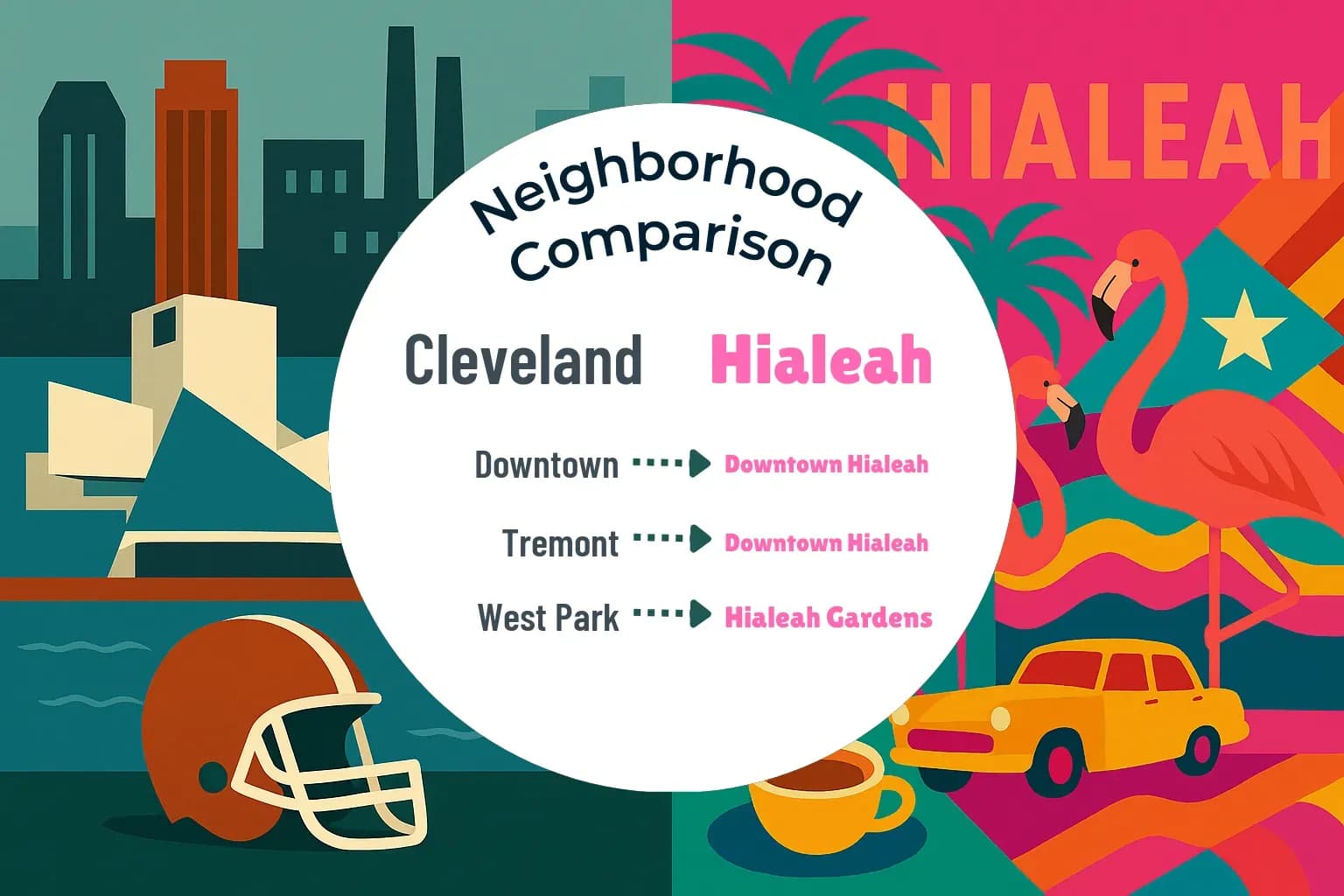 Cleveland vs Hialeah Neighborhood Comparison