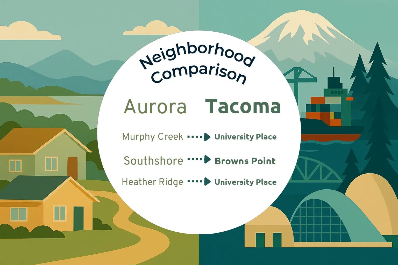 Aurora vs Tacoma Neighborhood Comparison