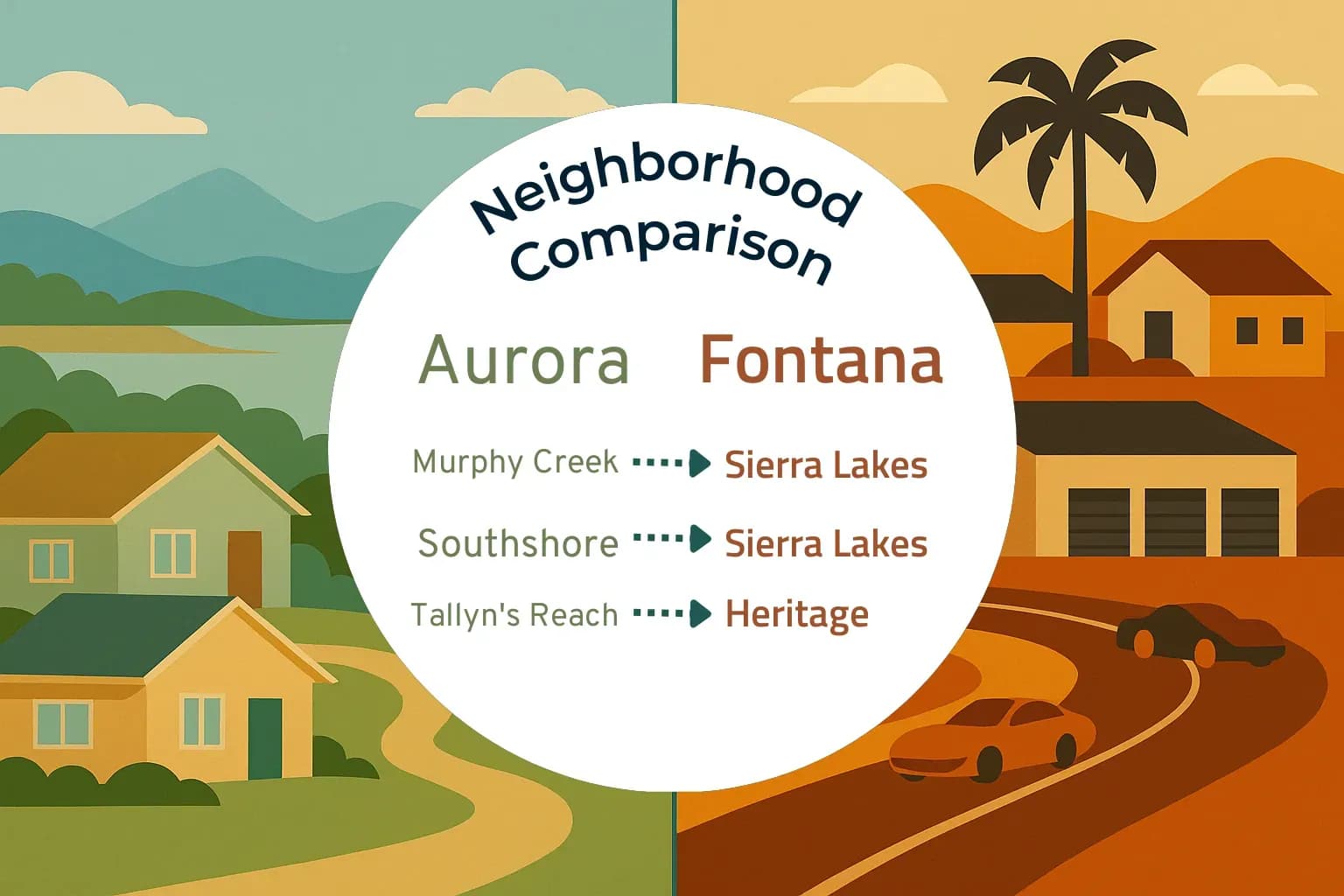 Aurora vs Fontana Neighborhood Comparison
