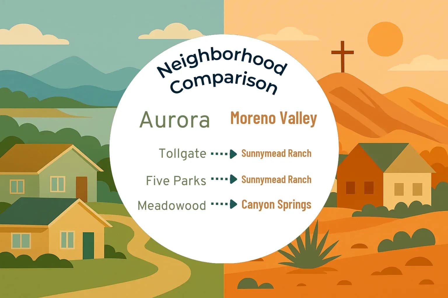 Aurora vs Moreno Valley Neighborhood Comparison
