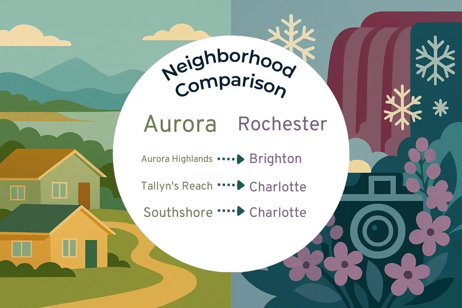 Aurora vs Rochester Neighborhood Comparison