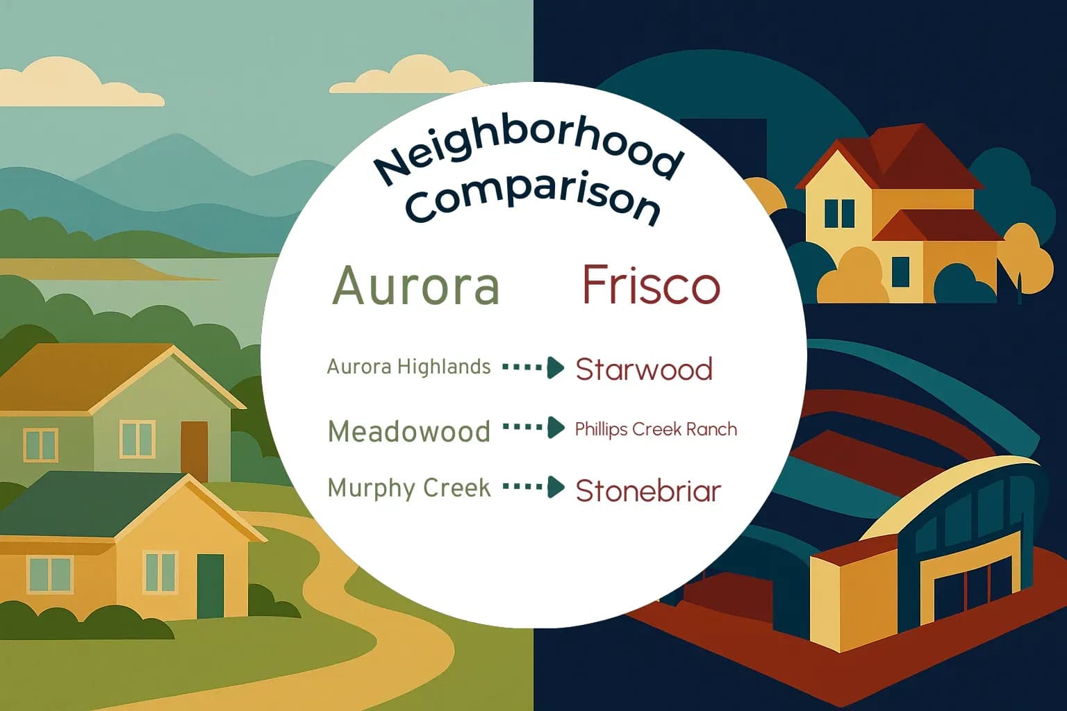 Aurora vs Frisco Neighborhood Comparison