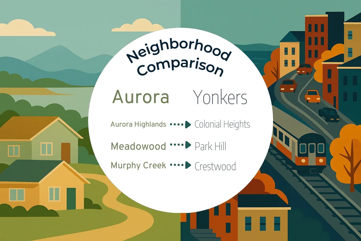 Aurora vs Yonkers Neighborhood Comparison