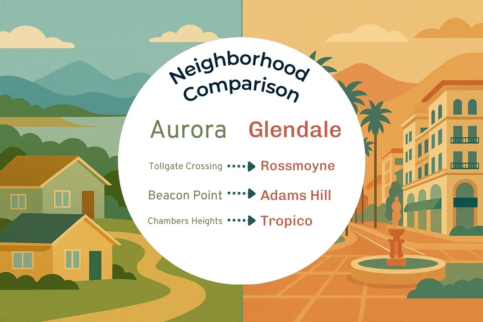 Aurora vs Glendale Neighborhood Comparison