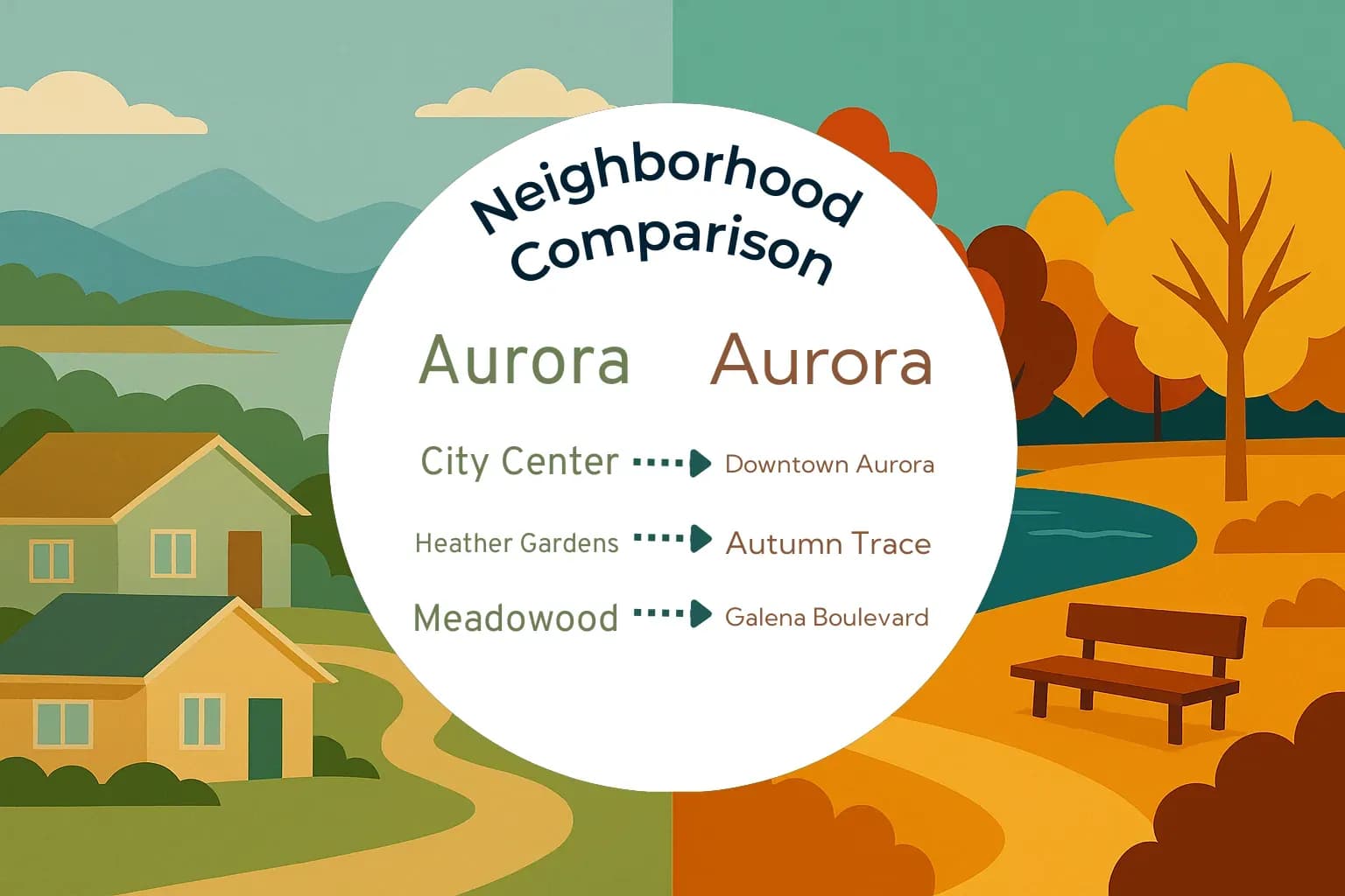 Aurora vs Aurora Neighborhood Comparison