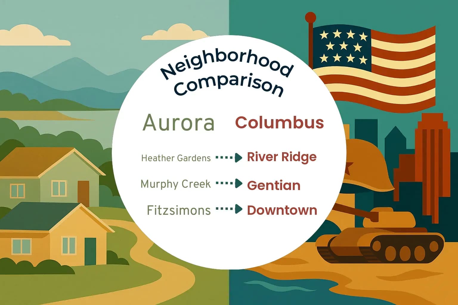 Aurora vs Columbus Neighborhood Comparison