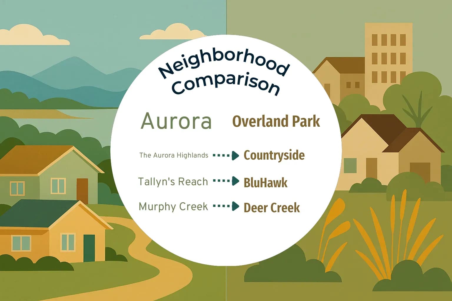 Aurora vs Overland Park Neighborhood Comparison