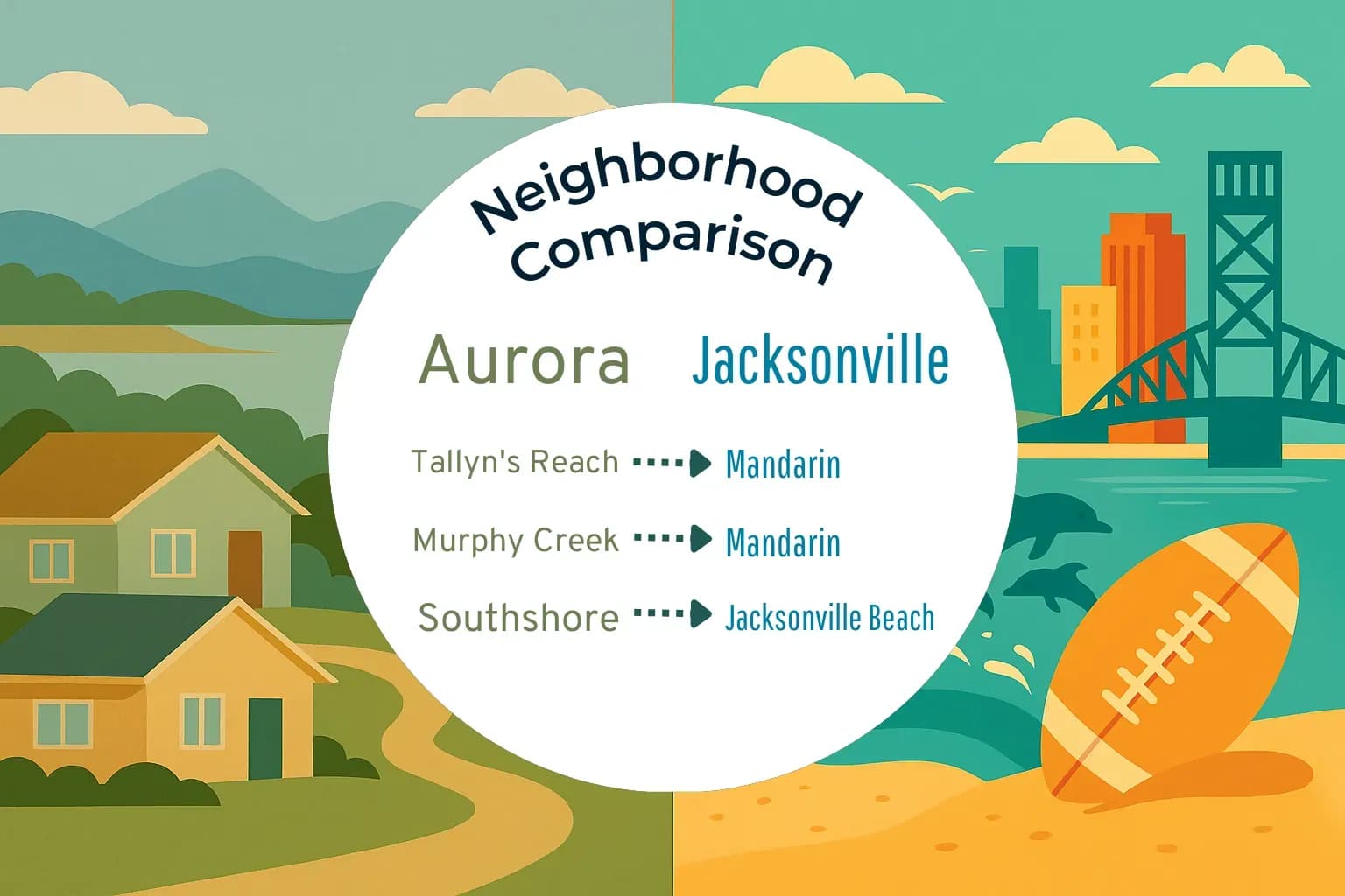 Aurora vs Jacksonville Neighborhood Comparison