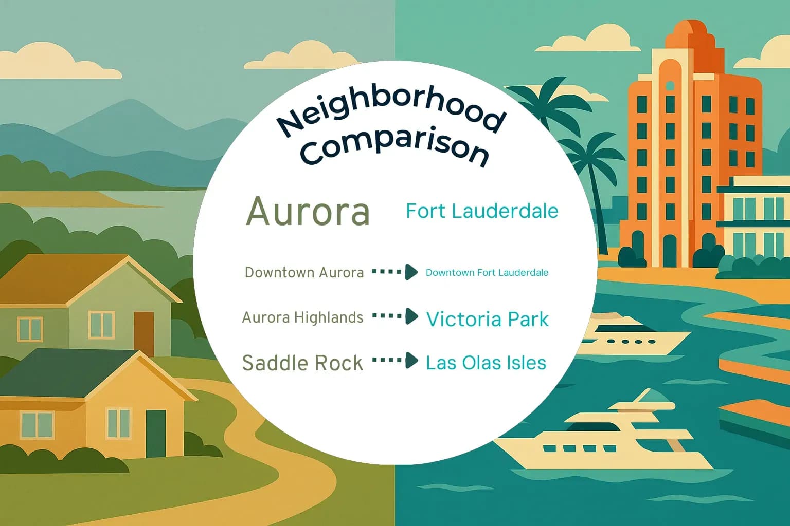 Aurora vs Fort Lauderdale Neighborhood Comparison