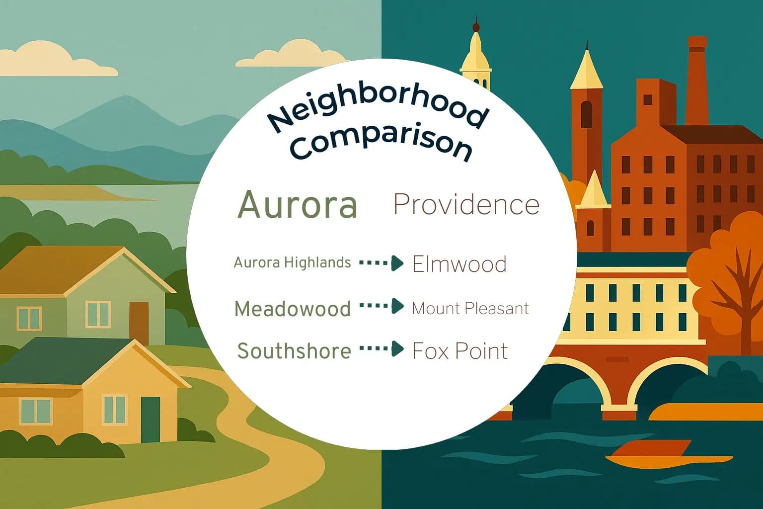 Aurora vs Providence Neighborhood Comparison
