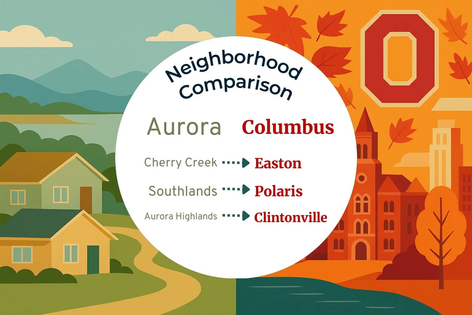 Aurora vs Columbus Neighborhood Comparison