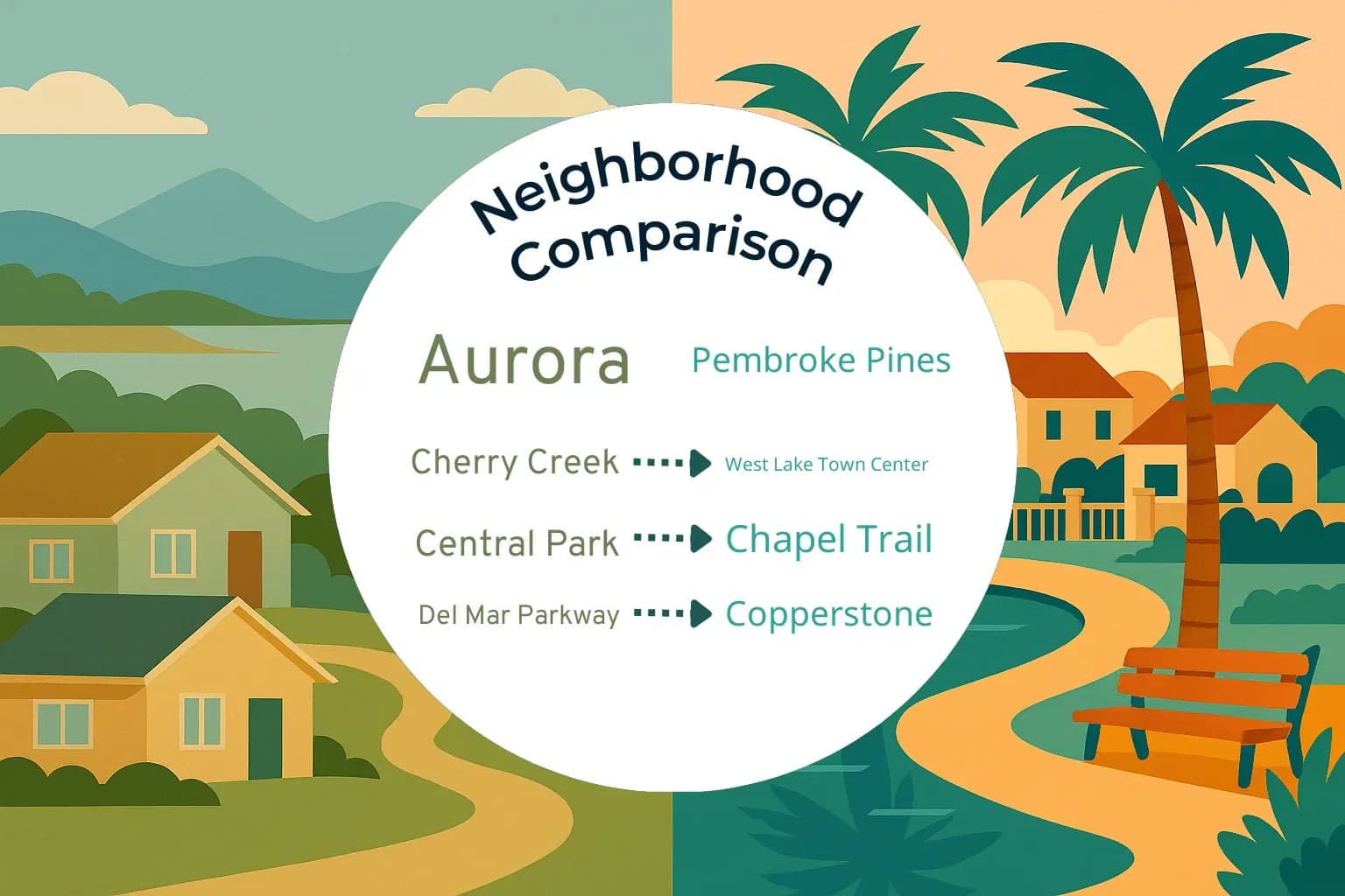 Aurora vs Pembroke Pines Neighborhood Comparison