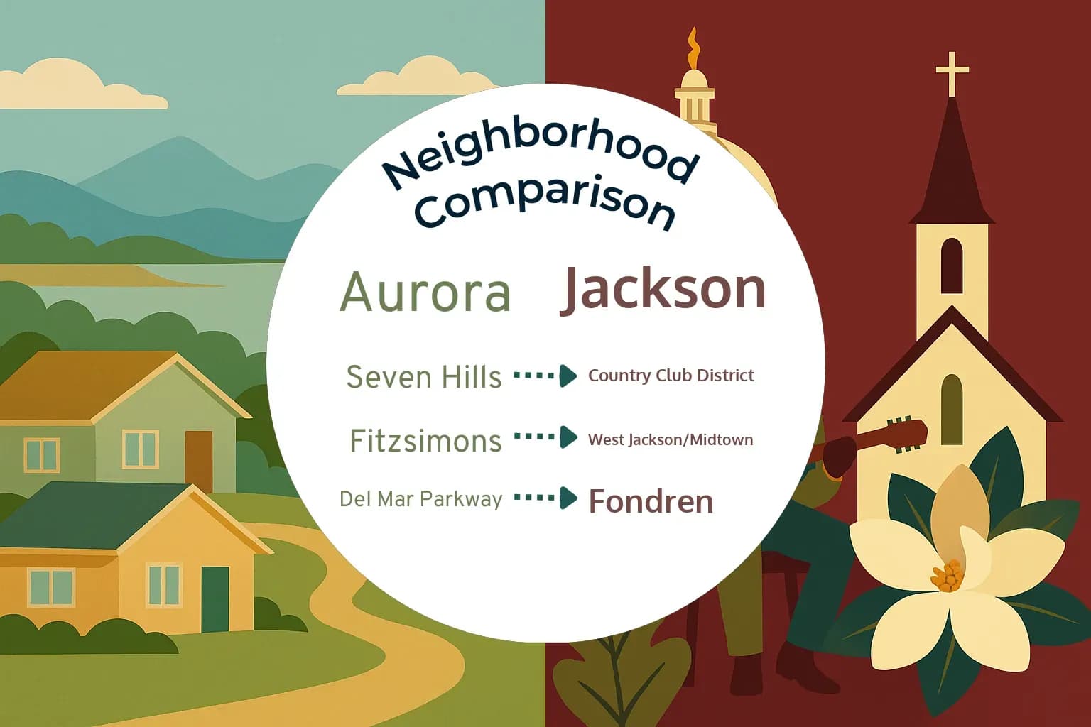 Aurora vs Jackson Neighborhood Comparison