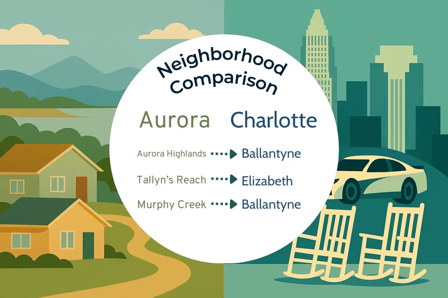 Aurora vs Charlotte Neighborhood Comparison
