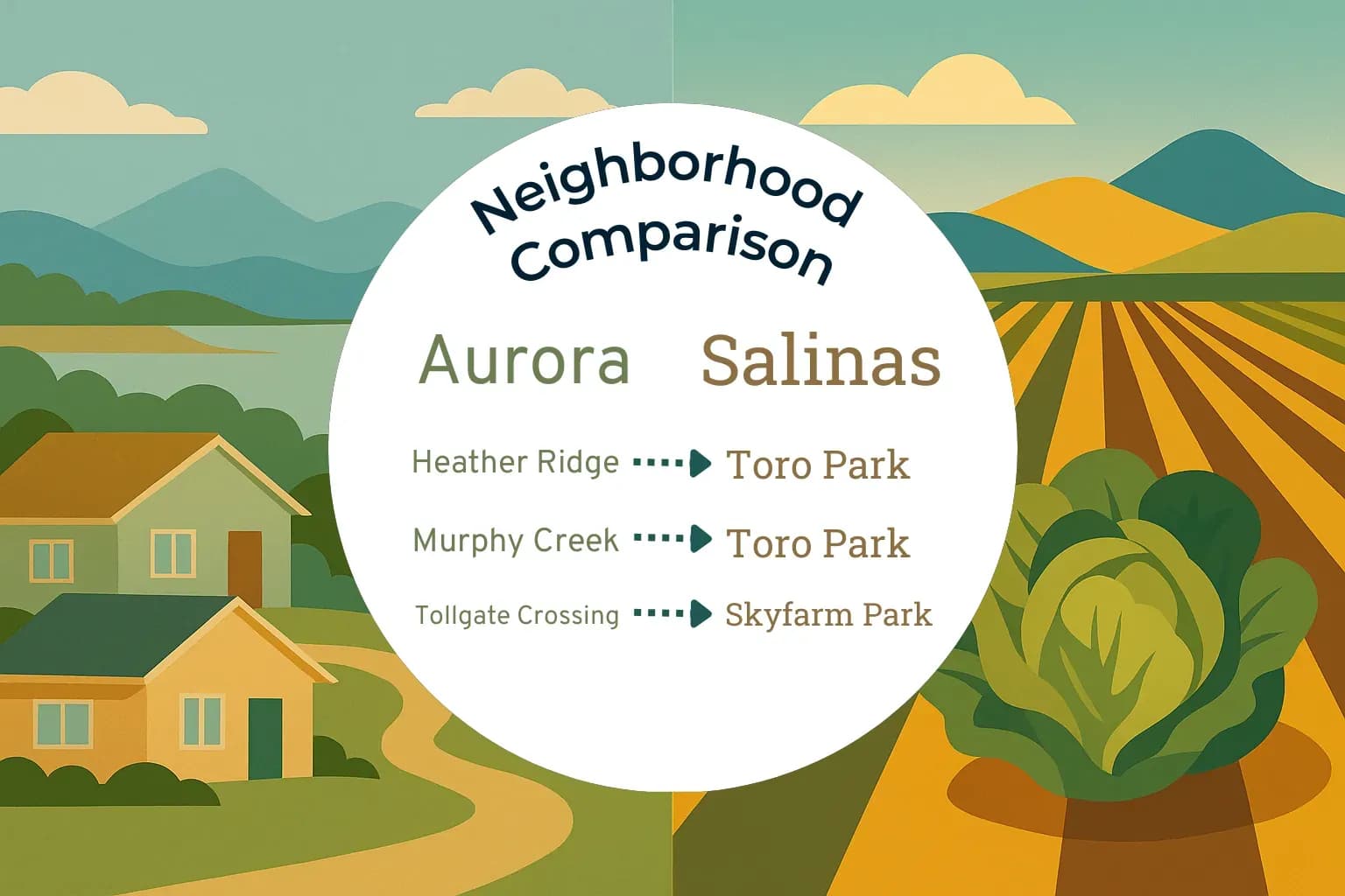 Aurora vs Salinas Neighborhood Comparison