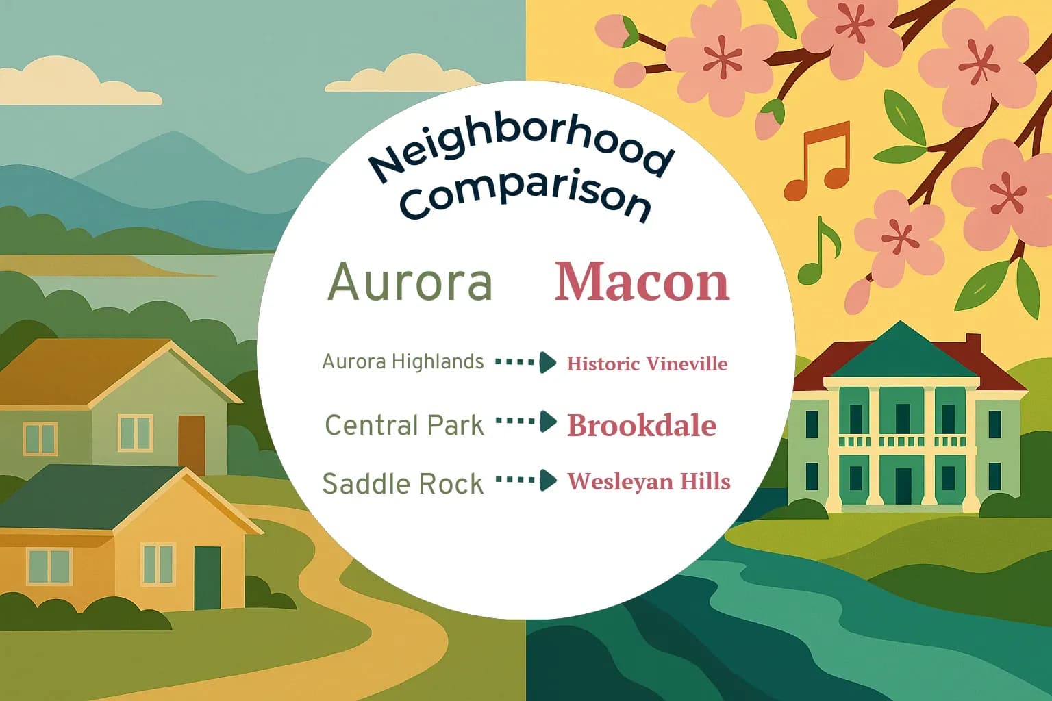 Aurora vs Macon Neighborhood Comparison