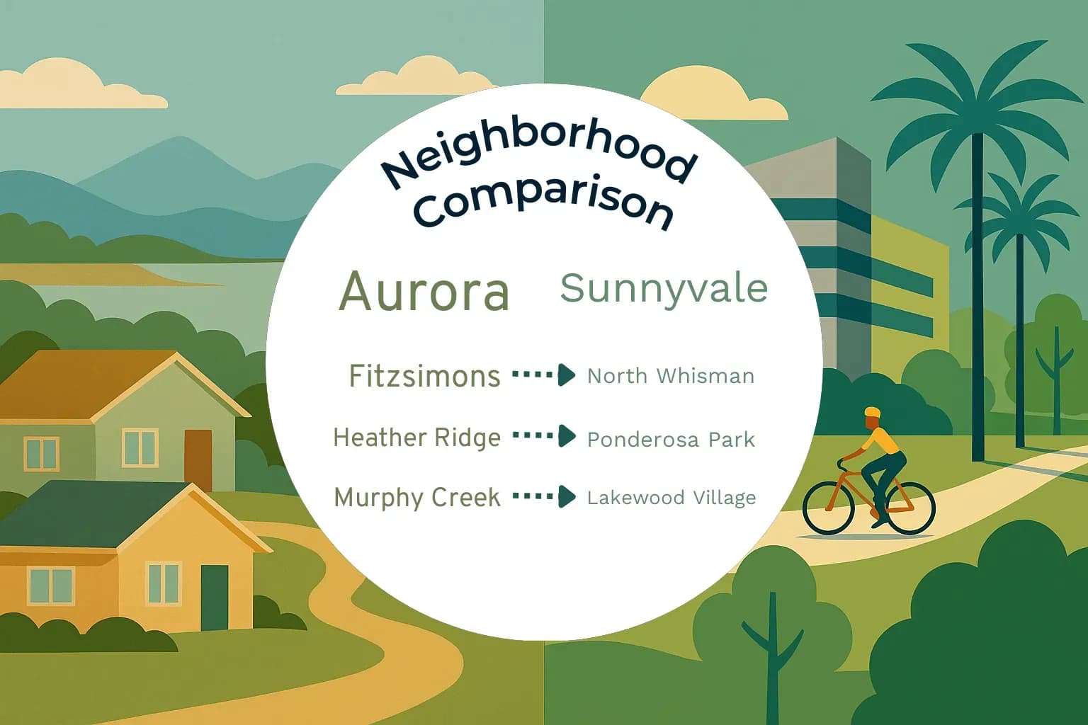 Aurora vs Sunnyvale Neighborhood Comparison