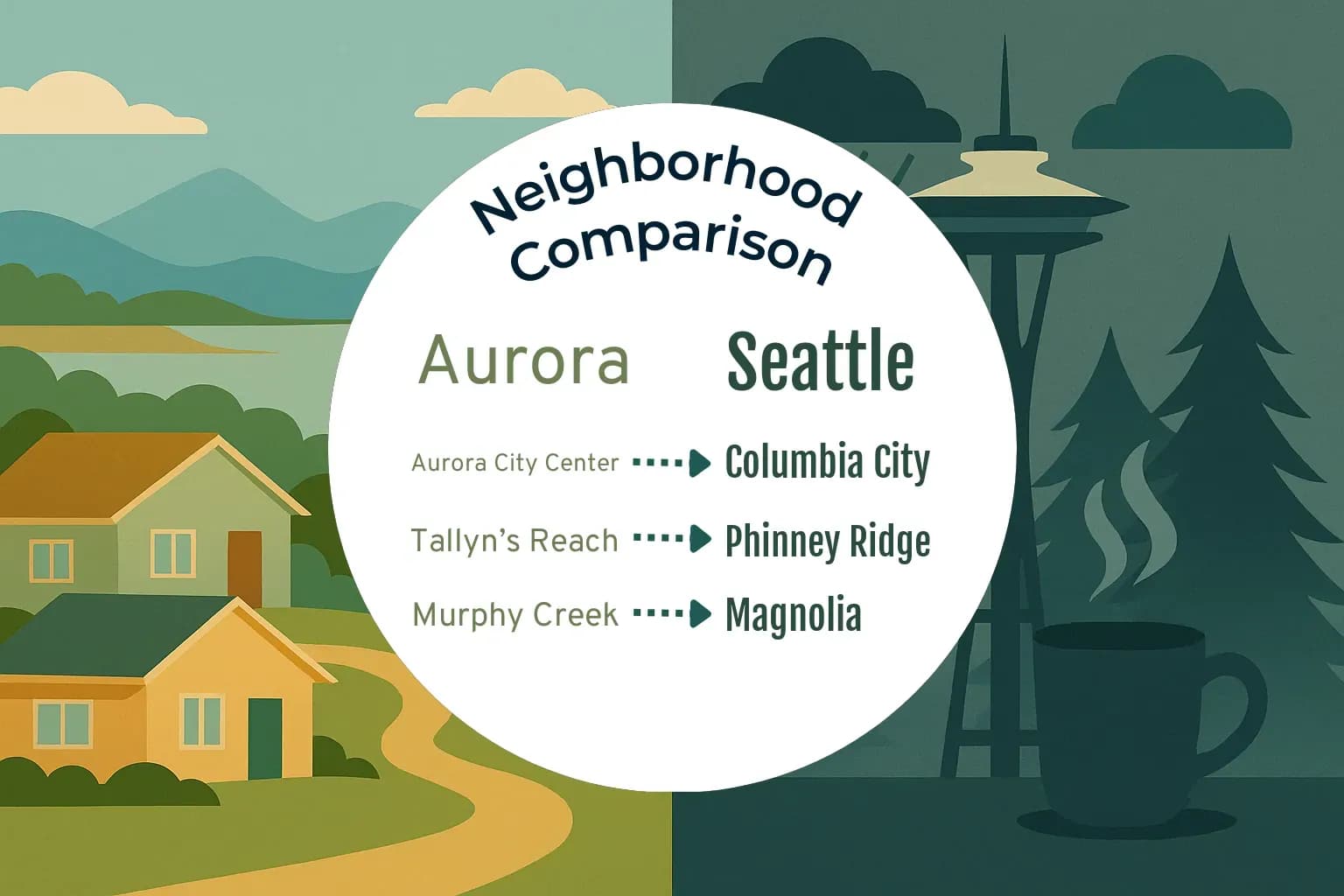 Aurora vs Seattle Neighborhood Comparison