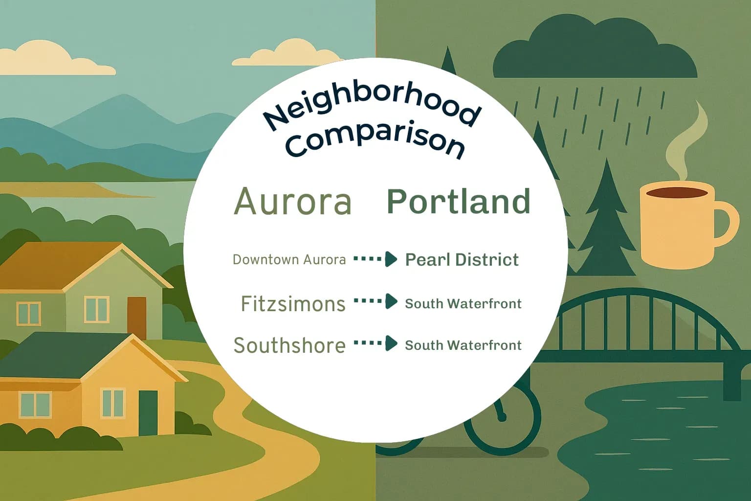 Aurora vs Portland Neighborhood Comparison