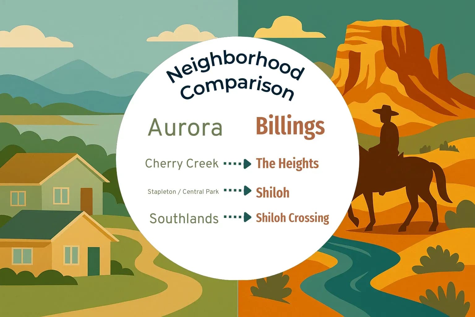 Aurora vs Billings Neighborhood Comparison