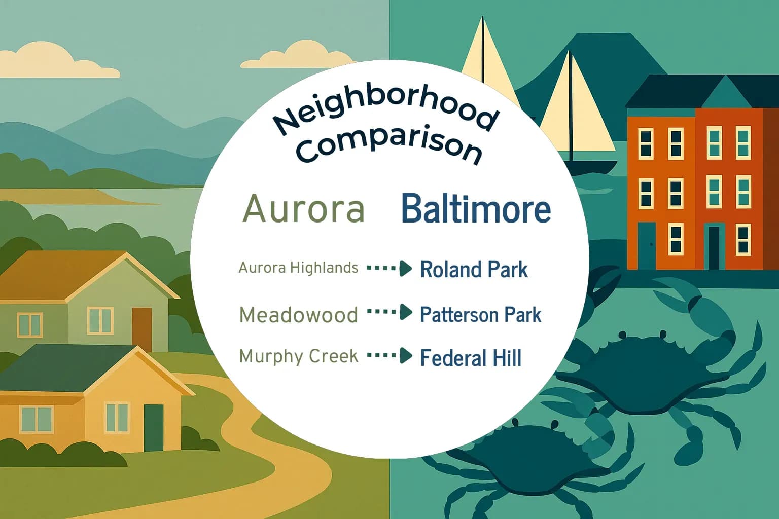 Aurora vs Baltimore Neighborhood Comparison