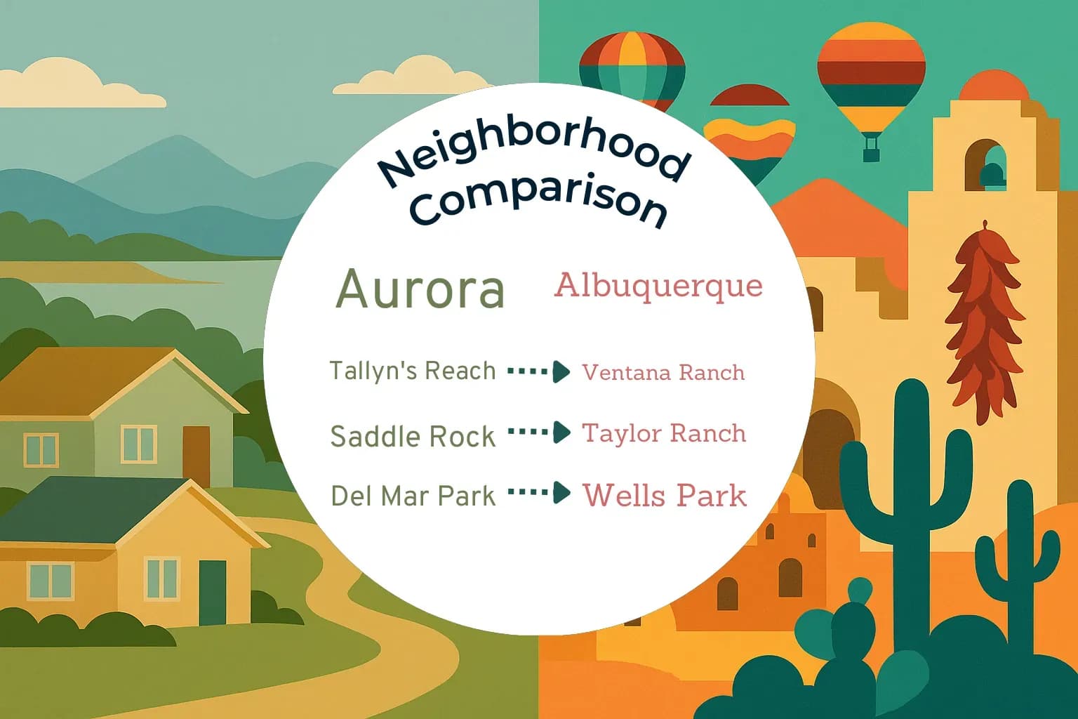 Aurora vs Albuquerque Neighborhood Comparison