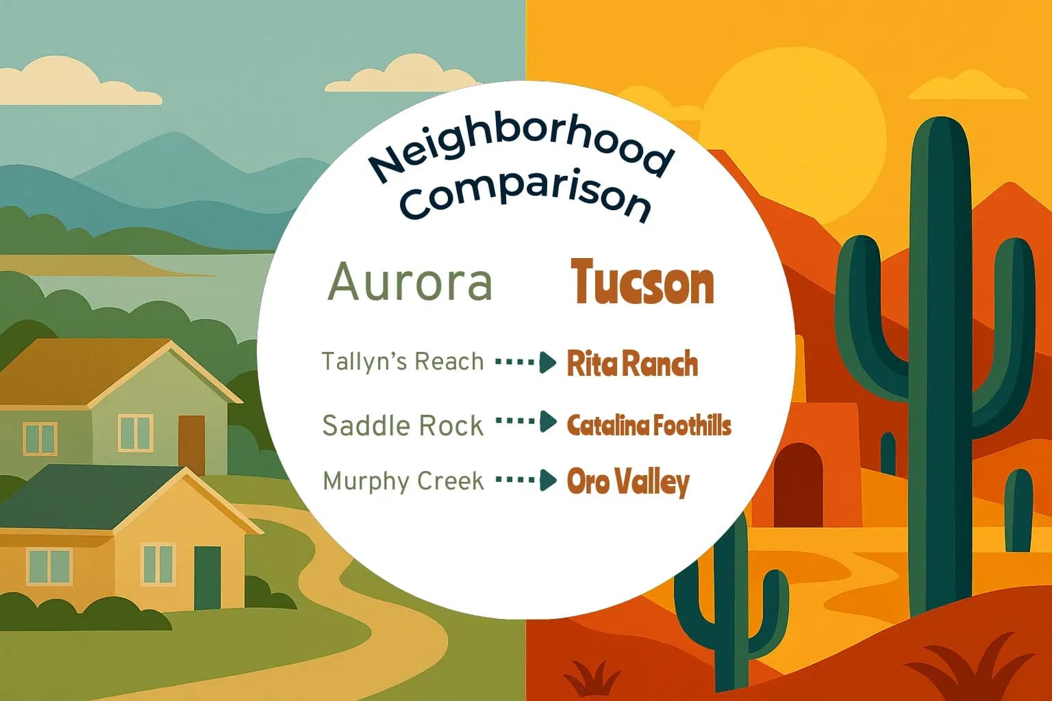 Aurora vs Tucson Neighborhood Comparison