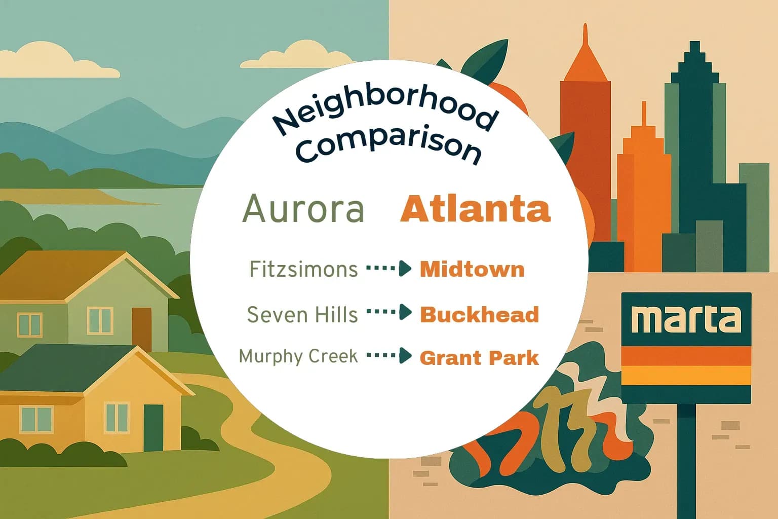 Aurora vs Atlanta Neighborhood Comparison