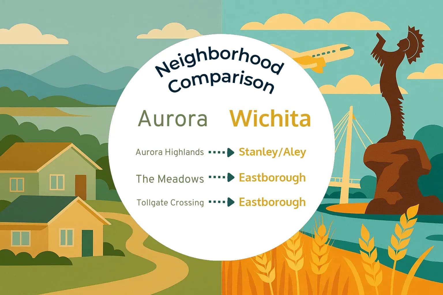 Aurora vs Wichita Neighborhood Comparison
