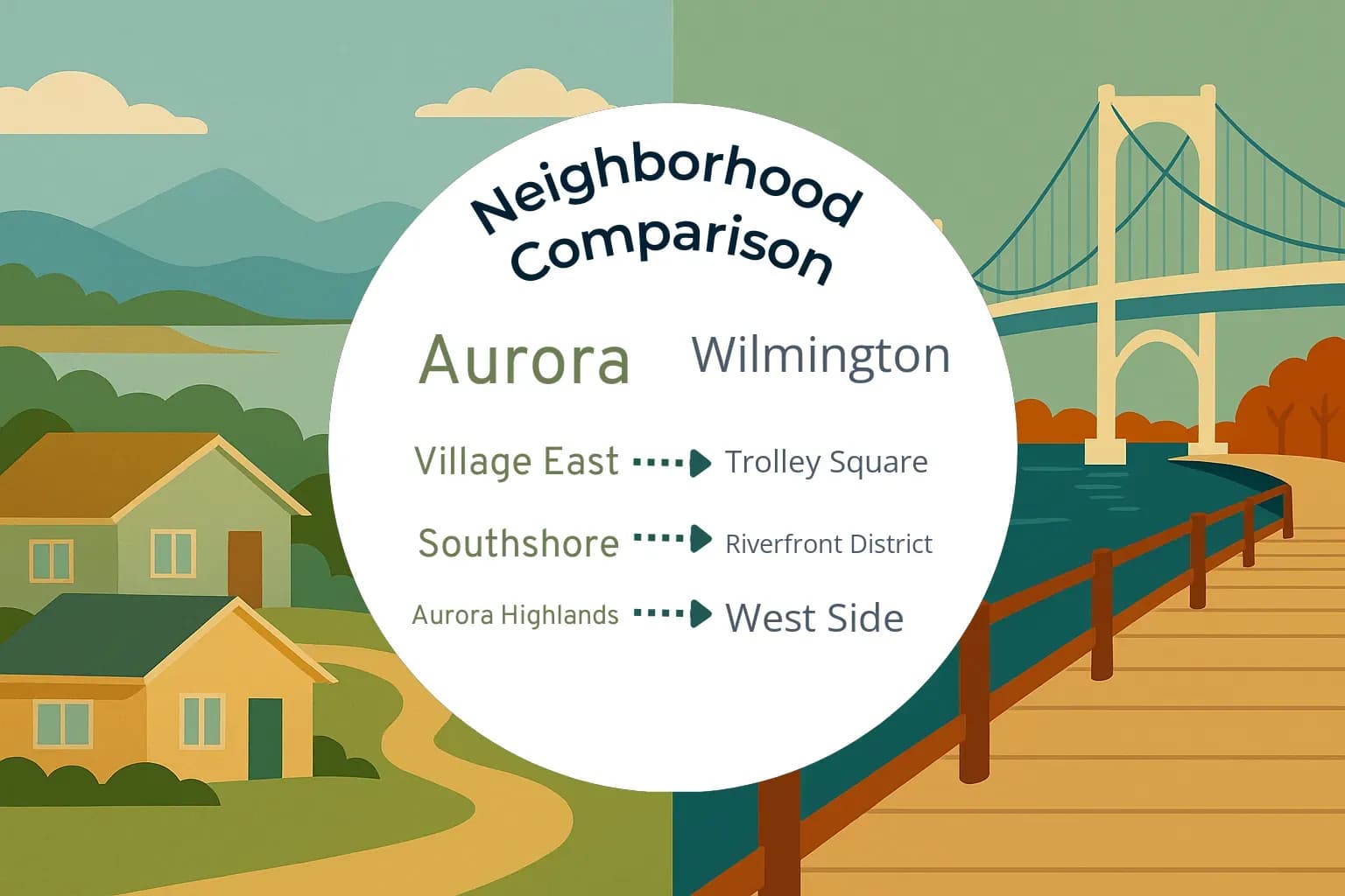 Aurora vs Wilmington Neighborhood Comparison