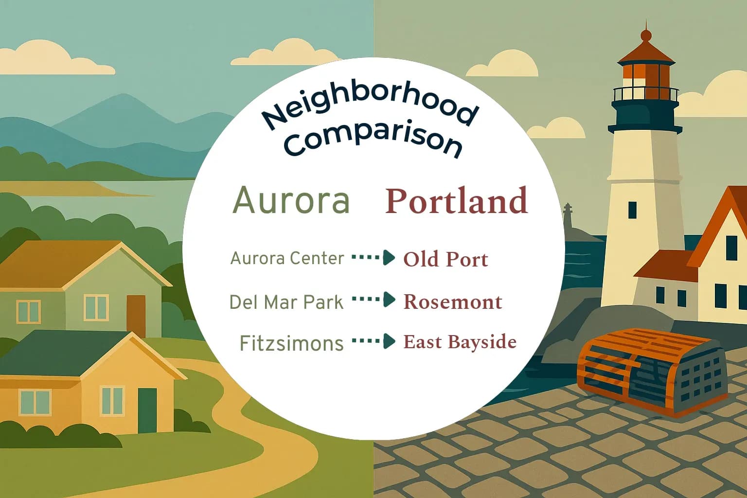 Aurora vs Portland Neighborhood Comparison