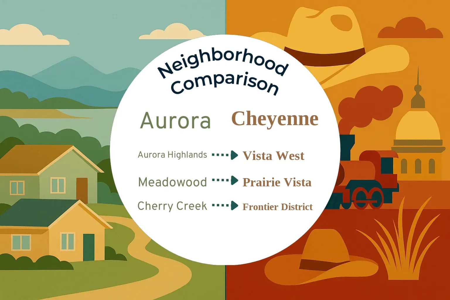 Aurora vs Cheyenne Neighborhood Comparison