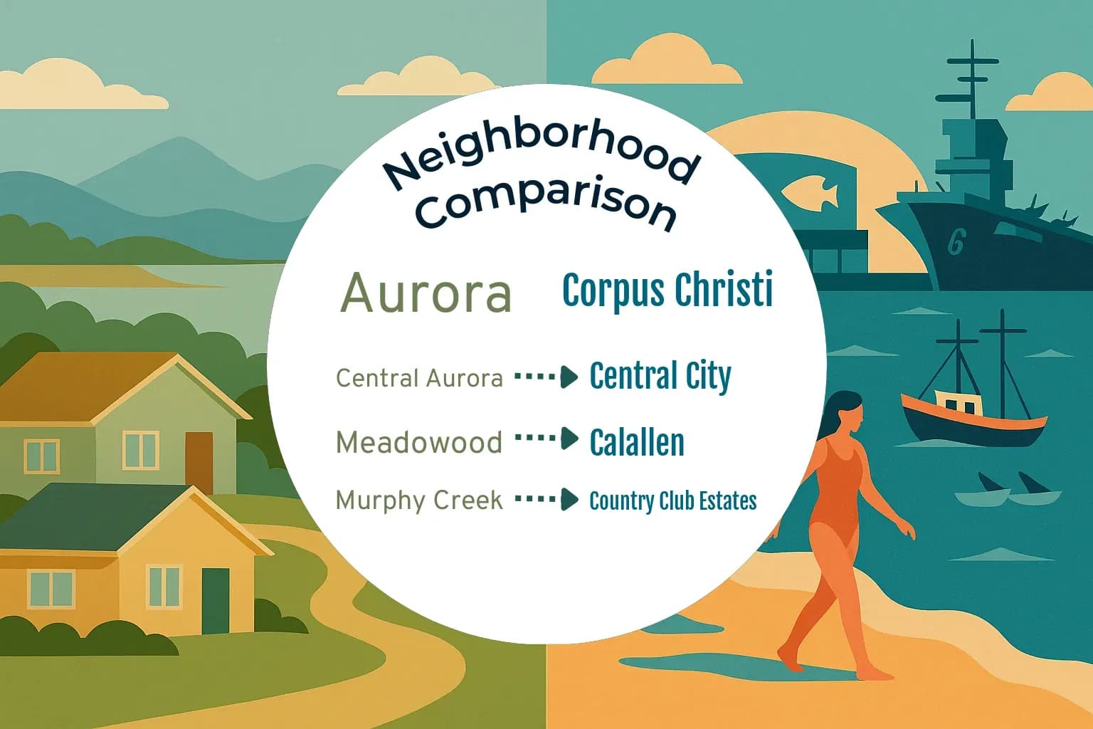 Aurora vs Corpus Christi Neighborhood Comparison