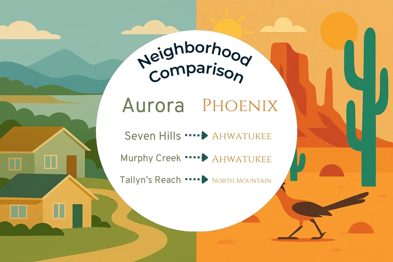 Aurora vs Phoenix Neighborhood Comparison