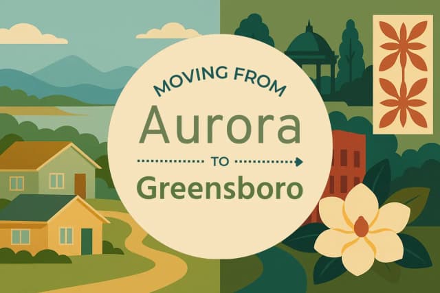 Moving from Aurora to Greensboro