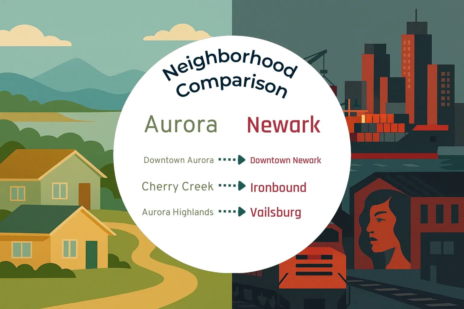 Aurora vs Newark Neighborhood Comparison