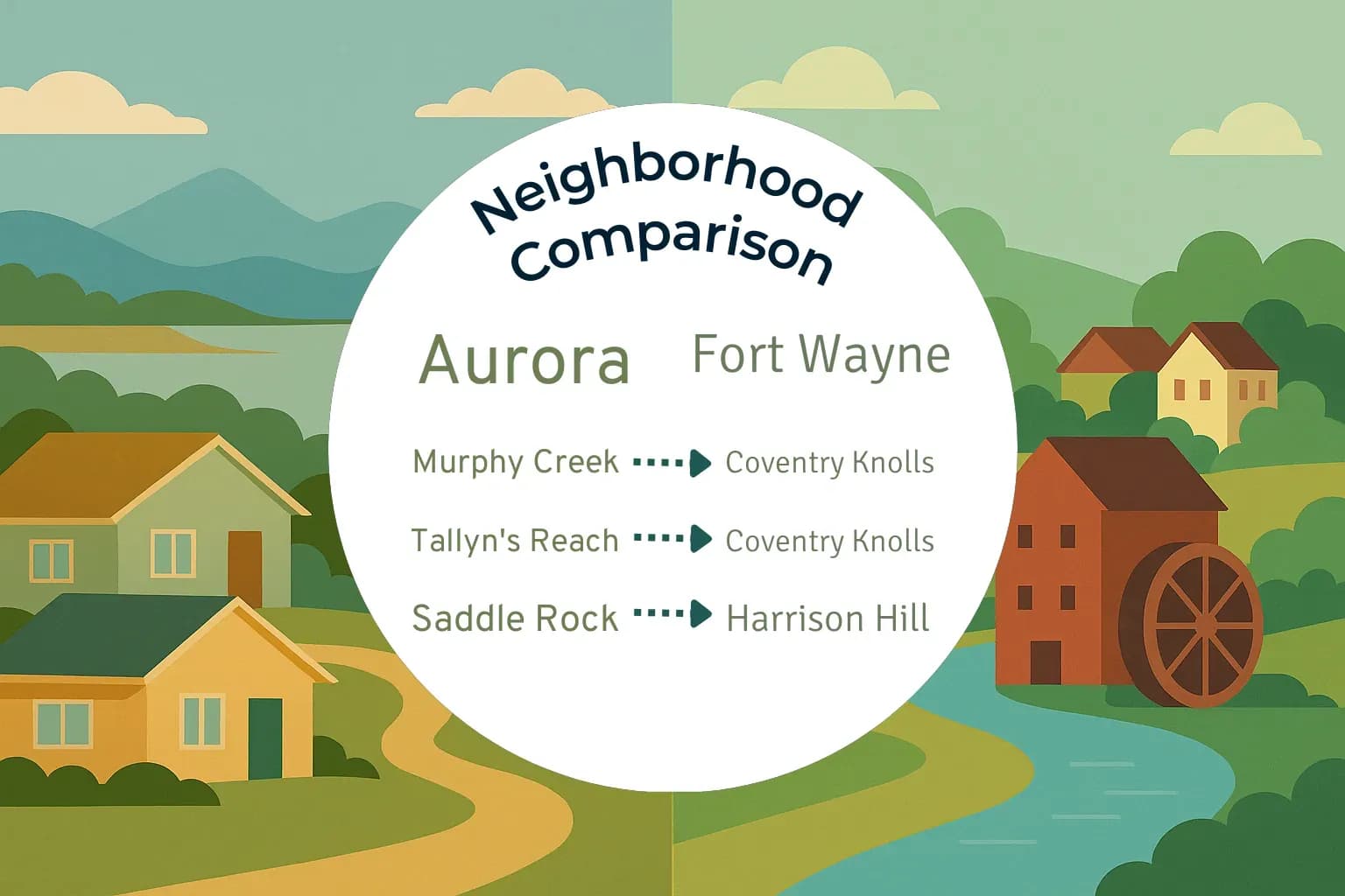 Aurora vs Fort Wayne Neighborhood Comparison