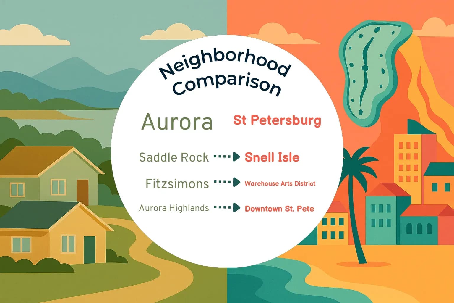 Aurora vs St. Petersburg Neighborhood Comparison