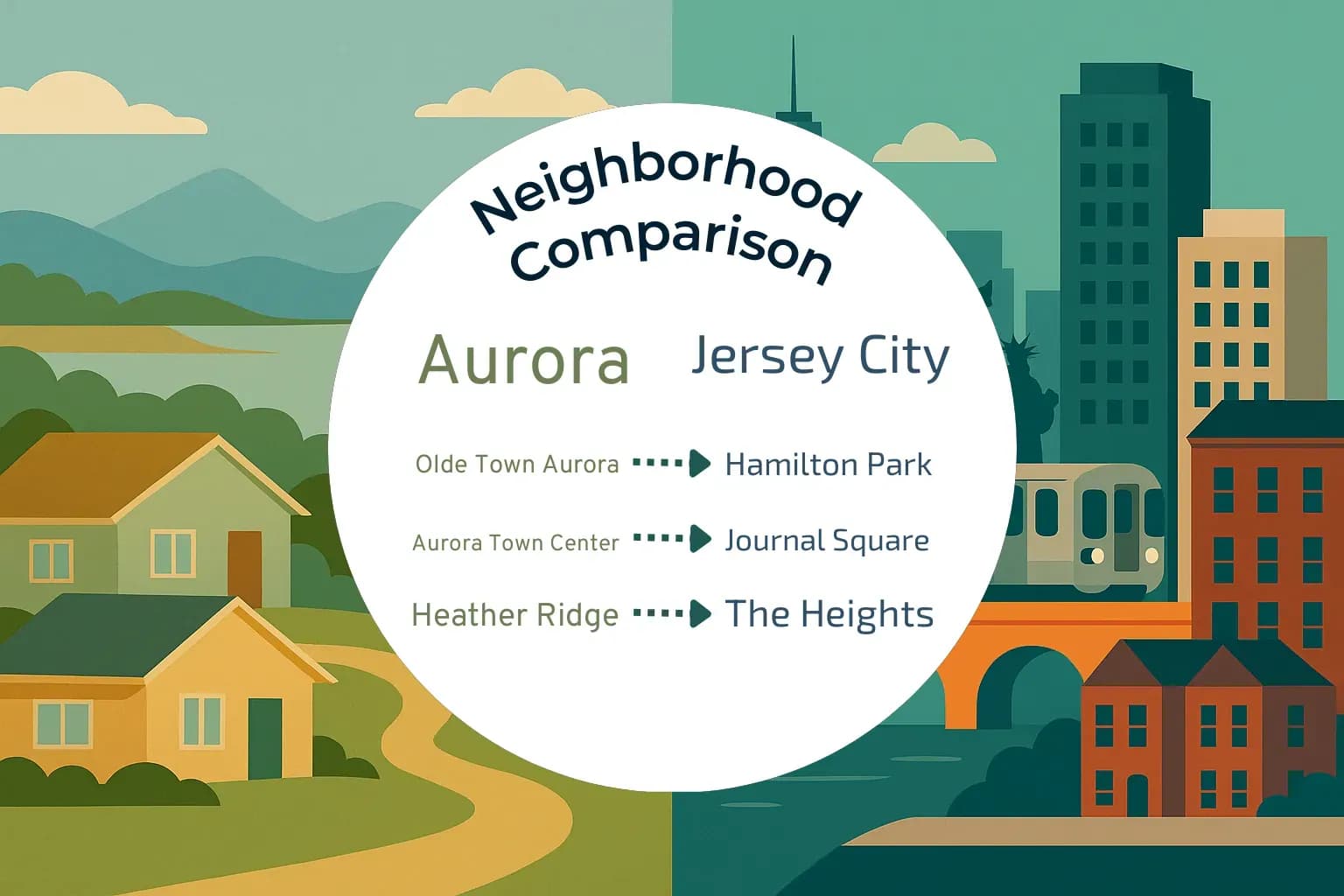 Aurora vs Jersey City Neighborhood Comparison