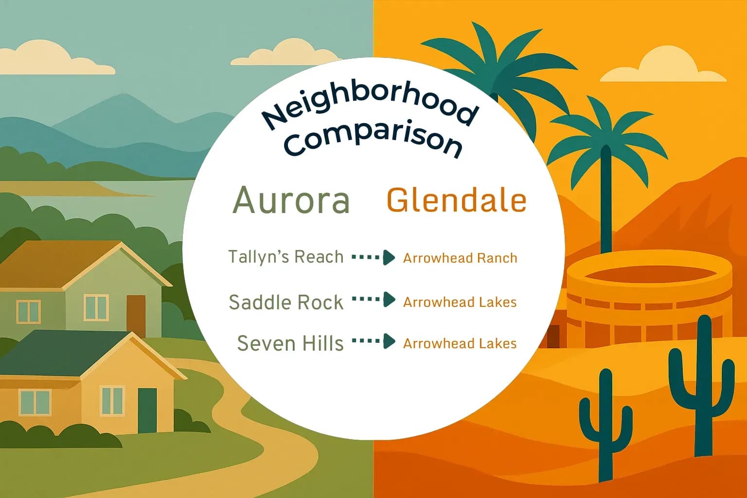 Aurora vs Glendale Neighborhood Comparison