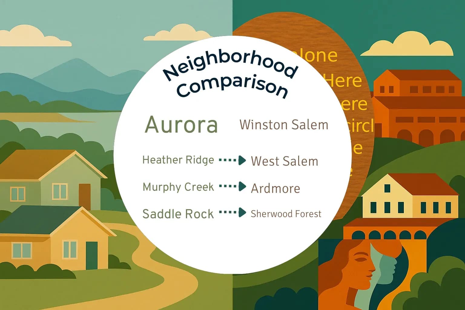 Aurora vs Winston Salem Neighborhood Comparison