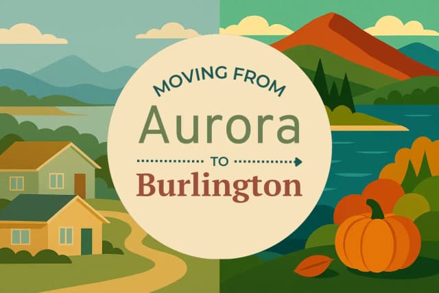Moving from Aurora to Burlington
