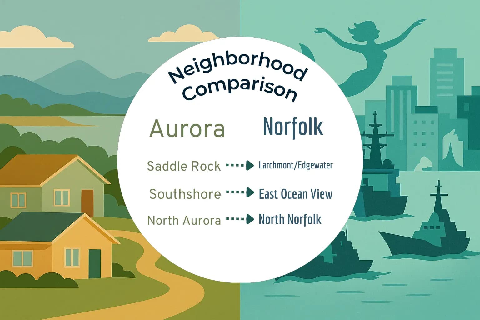 Aurora vs Norfolk Neighborhood Comparison
