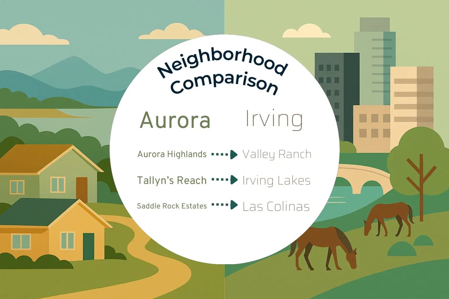 Aurora vs Irving Neighborhood Comparison